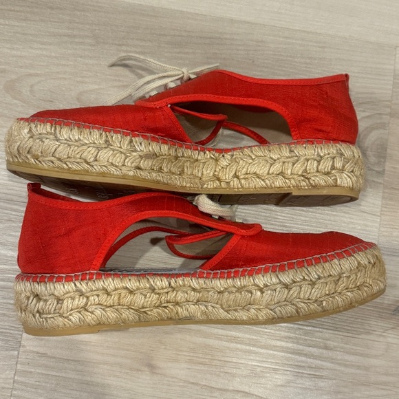 Women’s Red Gaimo Espadrilles size 38 hand made in Spain - Picture 4 of 6